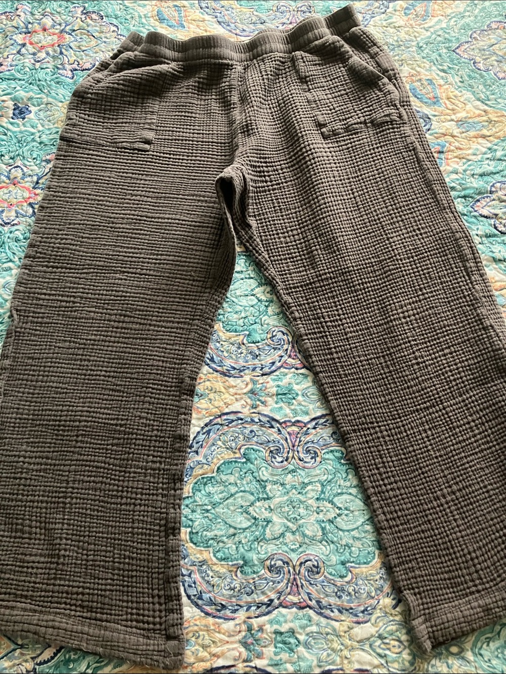 Natural Reflections Women's Boot Cut Pants — Charcoal Brown